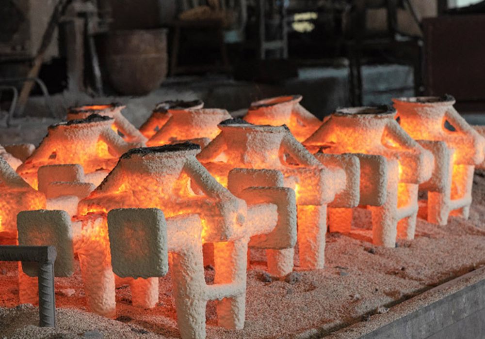 Investment casting process illustration